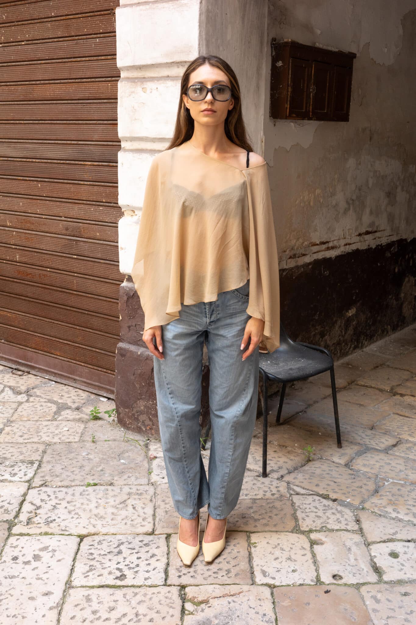 Levi's Engineered denim trousers with signature ergonomic design.